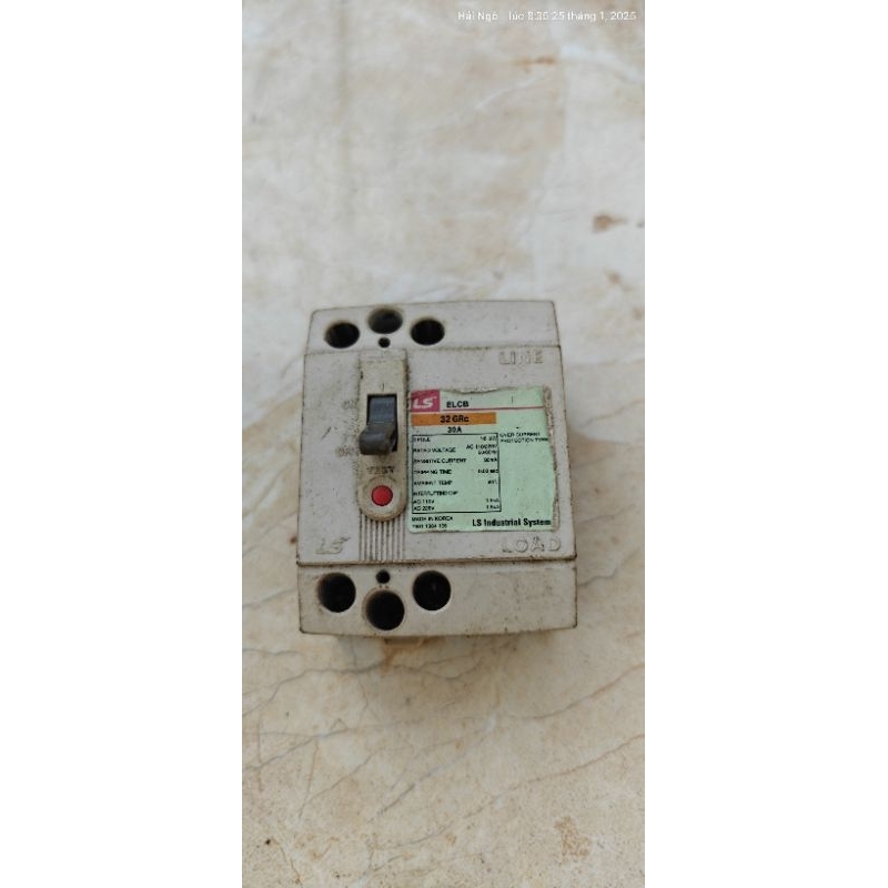 cầu dao CP chống giật ELCP LS 1 pha 30A