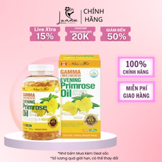 Viên Uống Tinh Dầu Hoa Anh Thảo Hàn Quốc Gamma Linolenic Acid, Làm đẹp da, cân bằng nội tiết tố nữ, ngăn rụng tóc