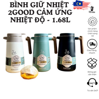 Bình giữ nhiệt 2GOOD, bình cảm ứng giữ nhiệt cỡ đại, bình giữ nhiệt nóng lạnh, phích giữ nhiệt