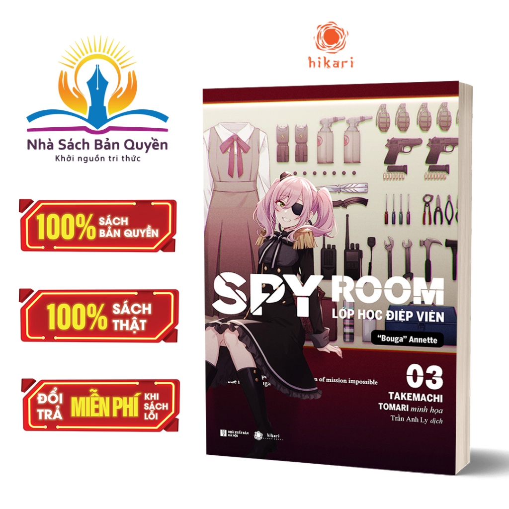 Sách - SPY ROOM - Lớp Học Điệp Viên - Tập 3: Bouga Annette (Bản quà tặng)