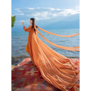 [FREESHIP] Đầm maxi tà dài đi biển có feedback -  Nhà Lỳ Có Maxi