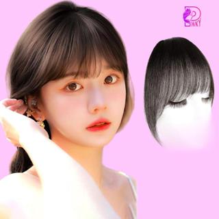 Mái giả tóc thật 100%, Tóc mái giả tóc mái thưa mềm mượt phong cách hàn quốc