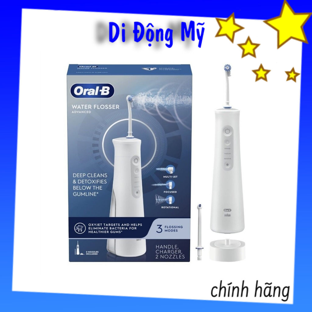 🔥 Oral-B Aquacare 6, Máy Tăm Nước OralB Water Flosser Advanced Waterjet Aquacare 6, Công Nghệ OXYJET