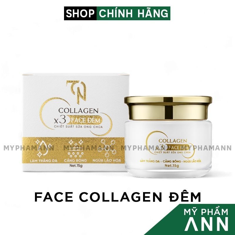 Kem Face Collagen X3 và Sữa Rửa Mặt Colagen X3 chính hãng Mỹ Phẩm Đông Anh