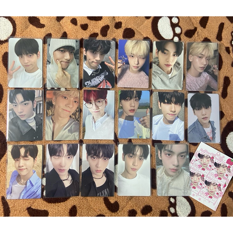 Tổng hợp card Soobin txt chính hãng bóc từ các album pob Soobin card txt Soobin Yeonjun Kai Taehyun 