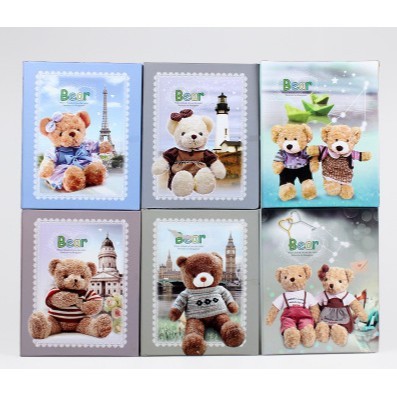 Album ảnh đựng 100 ảnh 10x15 mẫu gấu bear