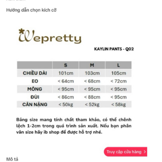 Q02 KAYLIN PANTS Quần Đũi Xước Ống Rộng Wepretty, Quần Ống Rộng Nữ Form Suông Chất Thô Mềm Mại Mặc Mùa Hè | BigBuy360 - bigbuy360.vn