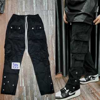  Quần Snap Cargo Pant Nhung Tăm Phối Cúc Bấm & Túi Hộp  Kiểu Dáng Streetwear Cho Cả Nam & Nữ 