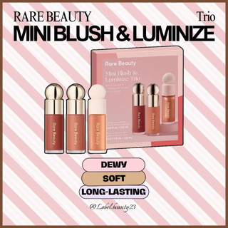  Sẵn ✨ Set má hồng + highlight Rare Beauty Mini Blush and Luminize Trio - Label.beauty ✨ 