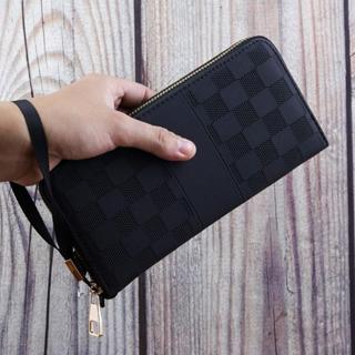 Ví dài cầm tay nam nữ Fullbox , hộp giấy thẻ , ví nam nữ , chất liệu da pu mềm