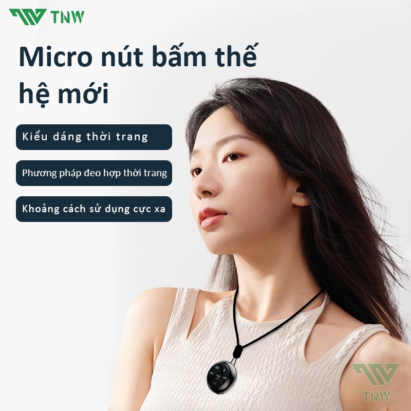 TNW A37 Micro Thu âm Không Dây Micro Livestream Micro Không Dây Cài Áo Thu Âm,Ghi âm không dây Clip on Mic | BigBuy360 - bigbuy360.vn