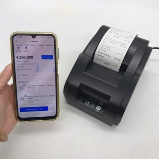 Máy in hóa đơn XP58IIH Kết nối cổng USB/ USB + Bluetooth ( Tùy chọn).