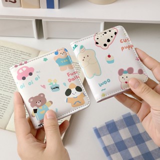 Ví Gấp 2 Dáng Ngắn Mini Dành Cho Nữ In Hình Cực Đáng Yêu