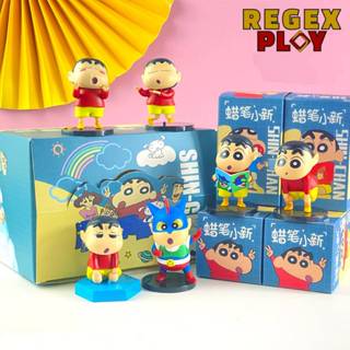 (FULL SET) Blind Box/Hộp mù SHIN CẬU BÉ BÚT CHÌ, DORAEMON, SPONGE BOB, POOH Cực Sắc Nét, mô hình hoạt hình