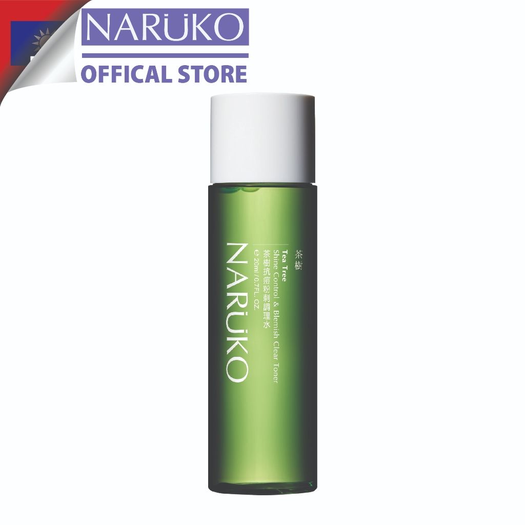 [Set dùng thử] Toner nước hoa hồng Naruko trà tràm Tea Tree Shine Control and Blemish Clear Toner 20