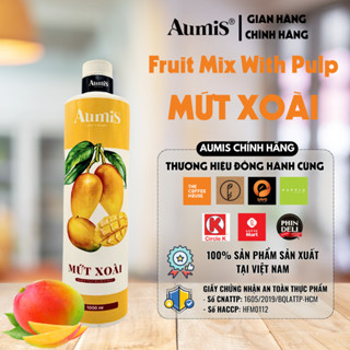 Mứt Xoài Aumis Làm Trà Trái Cây, Trà Sữa Chai 1000ML