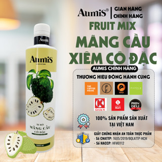 Mứt Mãng Cầu Xiêm Cô Đặc Aumis Làm Trà Trái Cây, Trà Sữa Chai 1000ml