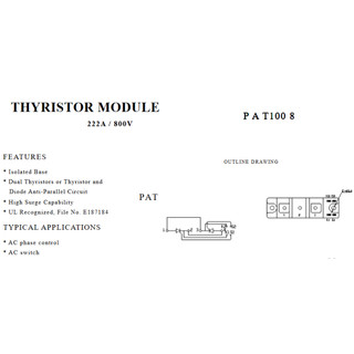 Module Thyristor SCR và Triac dùng cho timer hàn cell pin và những ứng dụng khác