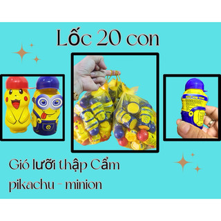 Combo Sỉ 20 Con Kẹo Ngậm Vitamin C Pikachu & Minion Sữa Ong Chúa 20 Viên