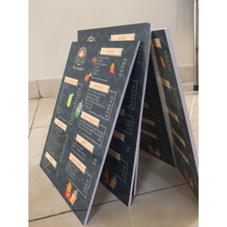 MENU, THỰC ĐƠN, BẢNG GIÁ FOMEX 5mm, IN VÀ THIẾT KẾ MẪU HOÀN THIỆN