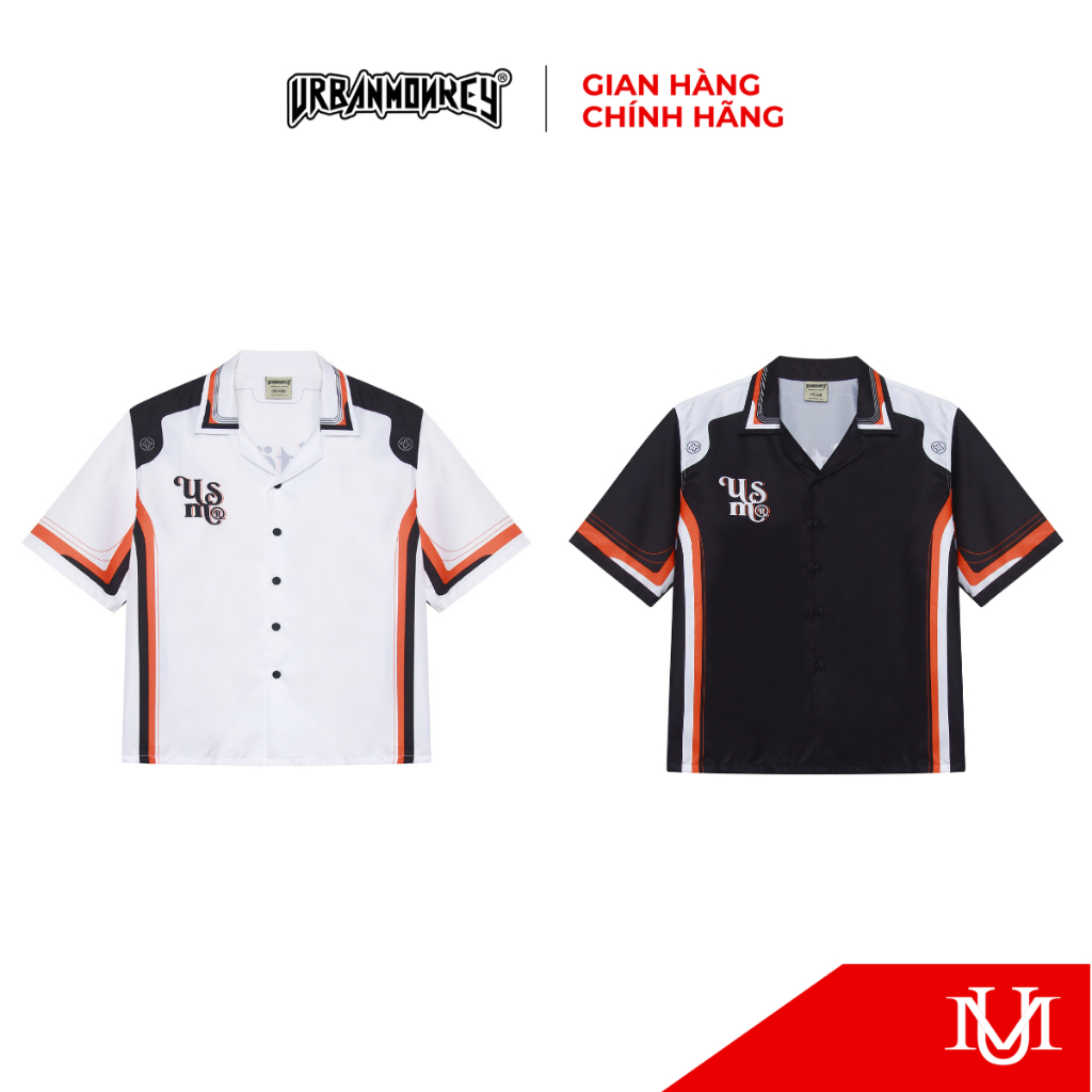 Áo sơ mi URBAN MONKEY Alstoria Shirt Cotton Lạnh Form Boxy Nam Nữ 2 Phối Màu Local Brand Chính Hãng