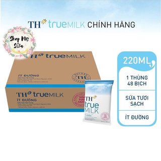  SỮA BỊCH TH TRUE MILK   220ML * 48 BỊCH  - HÀNG CÓ SẴN  Giá đã trừ hết các chương trình khuyến mại  