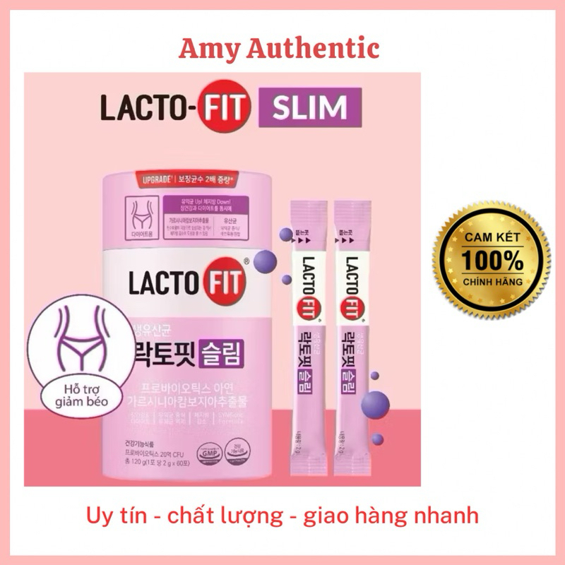 [Date mới] Men tiêu hoá lợi khuẩn Lacto Fit Slim hỗ trợ giảm cân