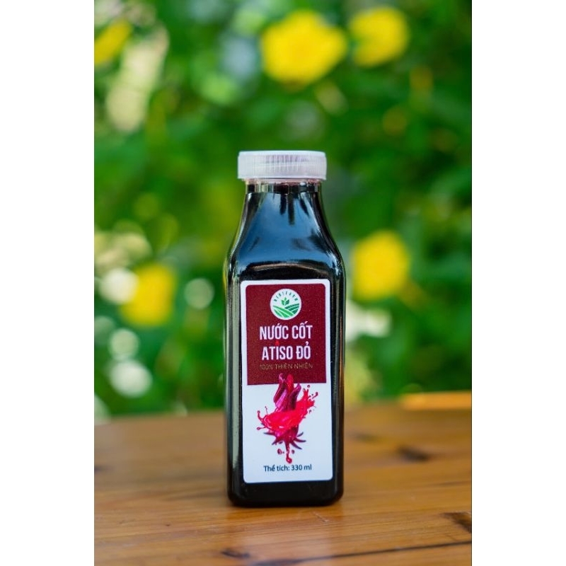 Siro atiso đỏ/hibicus/bụp giấm chai 330ml