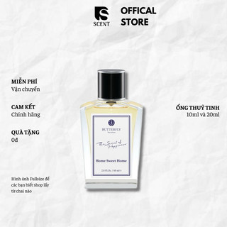 [SSCENT] Nước hoa Unisex Butterfly Thai Perfume Home Sweet Home | Mẫu thử chính hãng