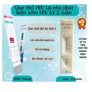 Test HIV Tại Nhà Abbott Che Tên Khách Hàng Có BS Tư Vấn [ Nhập Nhật Bản CX 100% ]