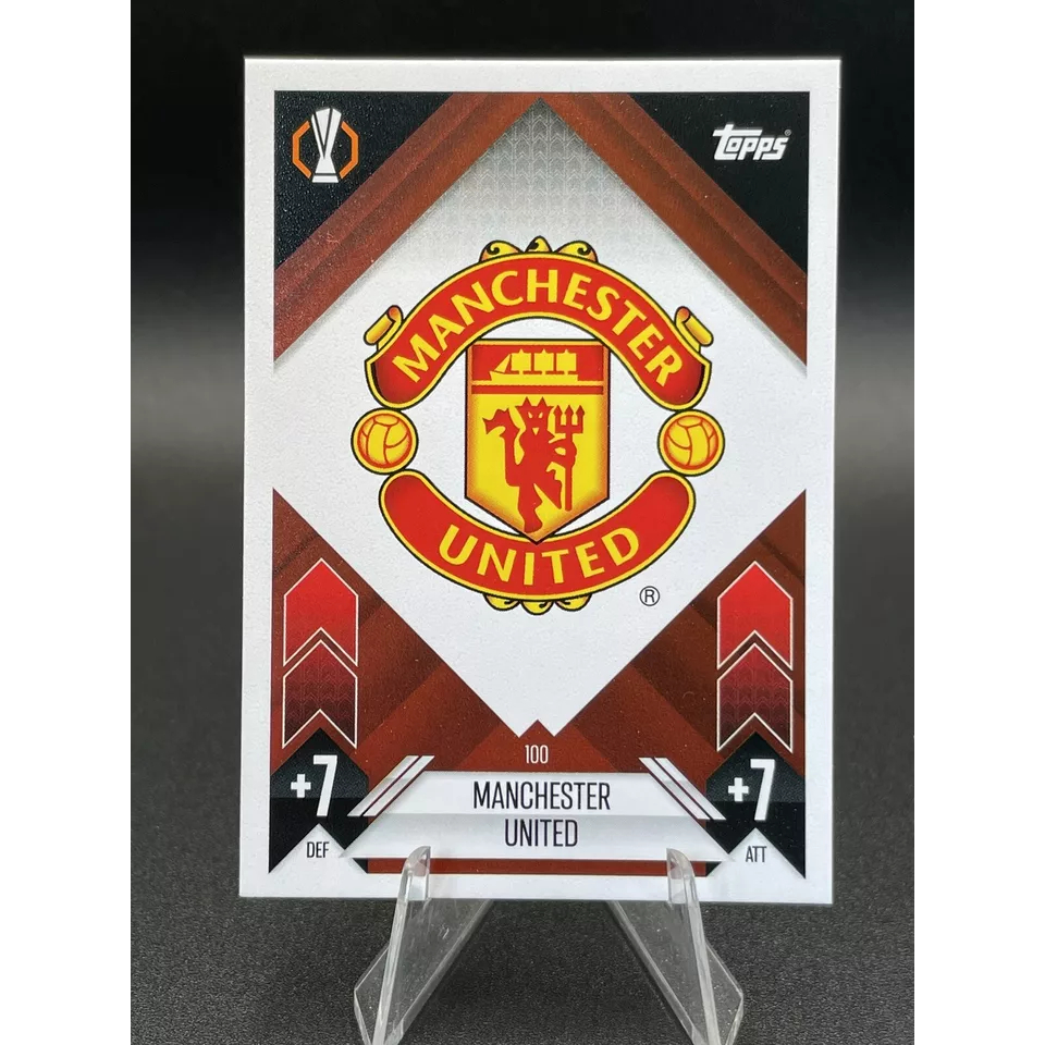 Thẻ Manchester United Team Badge Topps Match Attax 2024/2025 (Logo Manchester United) (24/25)