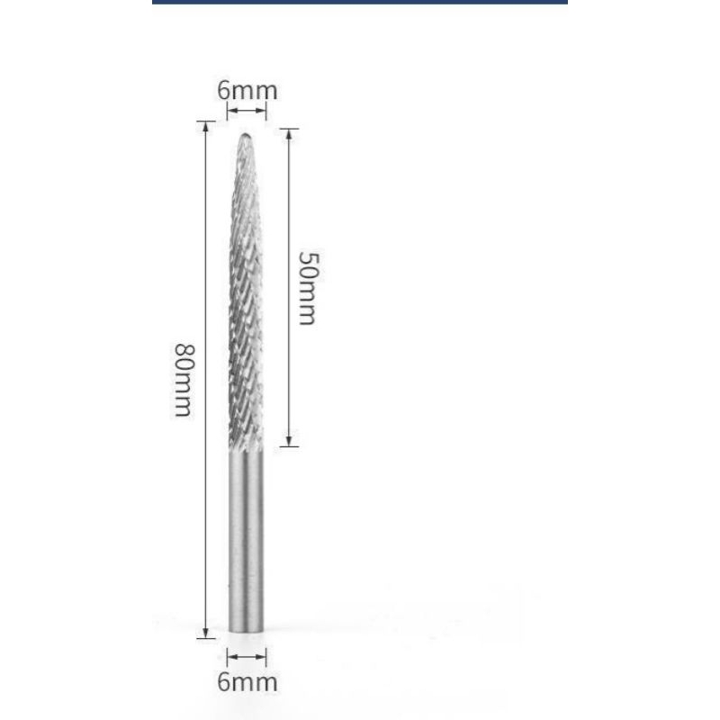 mũi  rũa,mũi mài  gỗ cốt  6mm