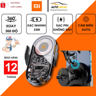 Giá đỡ điện thoại ô tô Xiaomi MICAR G-2 Max, Sạc không dây ô tô 15W, Tẩu Sạc nhanh ô tô, Kẹp điện thoại ô tô BH 12T