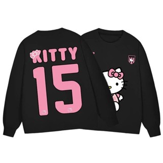 Áo Sweater Hello Kitty - Áo khoác nỉ cotton form rộng siêu cute