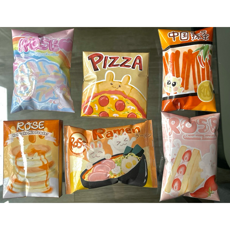 Combo squishy giấy snack/kẹo mini (đặt đơn tối thiểu 20k)