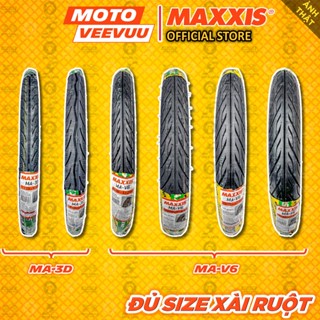 [MTVV] Vỏ lốp xe máy MAXXIS đủ size nhỏ KHÔNG KÈM RUỘT MA-V6 Gai xương cá MA-3D 45 50 60 70 80 90 2.25 2.50 2.75 17<END>