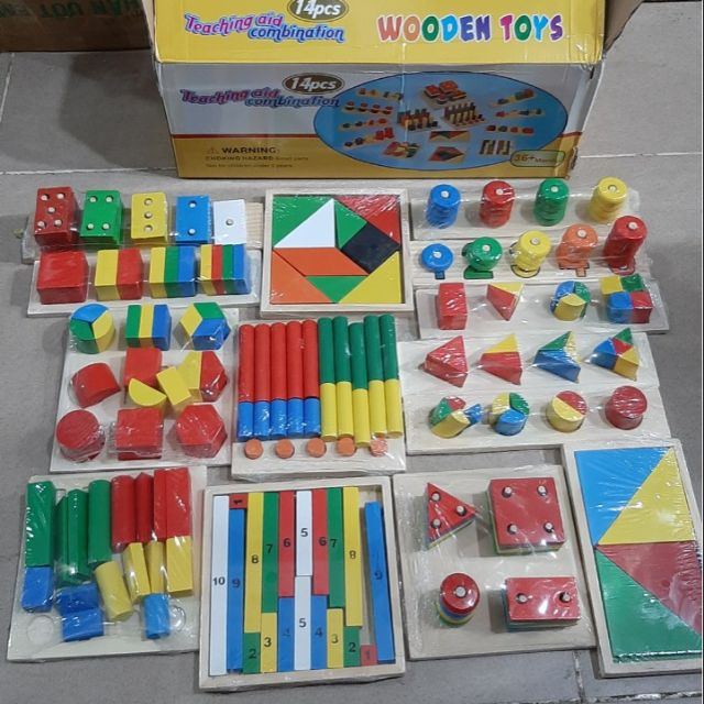 BỘ MONTESSORI 14 MÓN