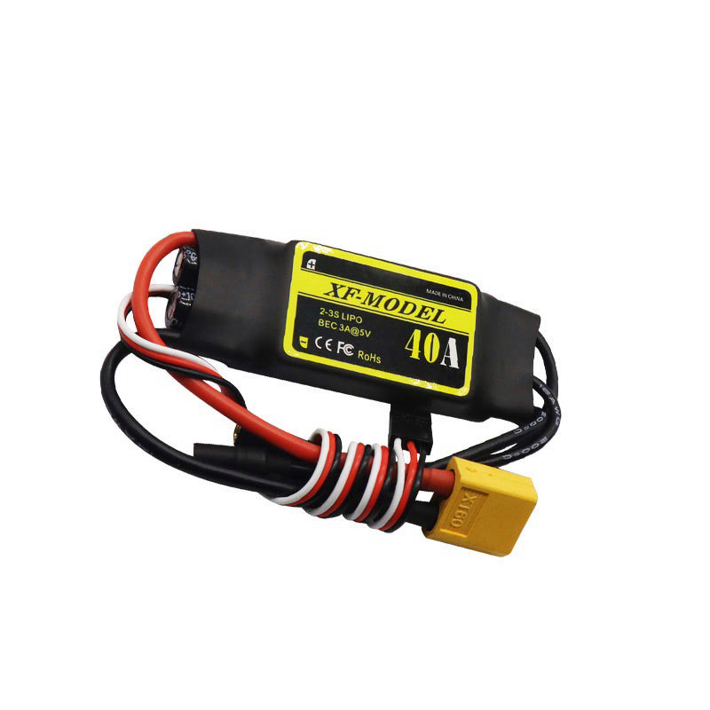 Bộ điều tốc động cơ không chổi than ESC 40A XF-Model dùng chế tạo máy bay cánh bằng Su27 F22