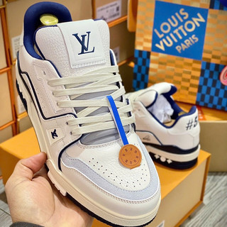 GIÀY L’V TRAN’ER #54 WHITE NAVY SC [ Full Box ]