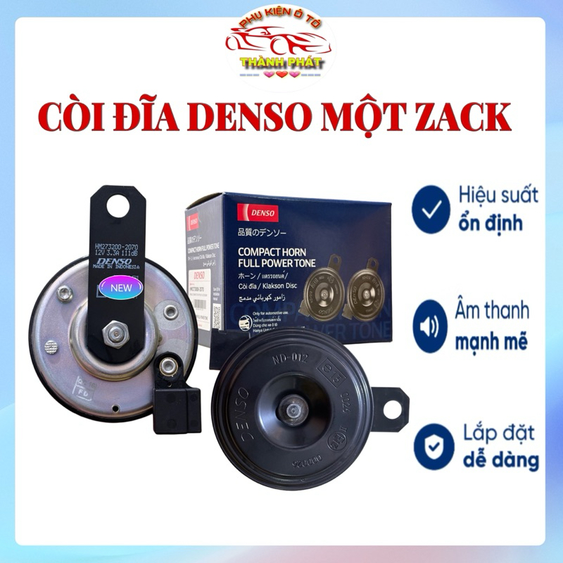 Cặp Còi/Kèn Đĩa 1 Giắc Chống Nước Kèm Dây