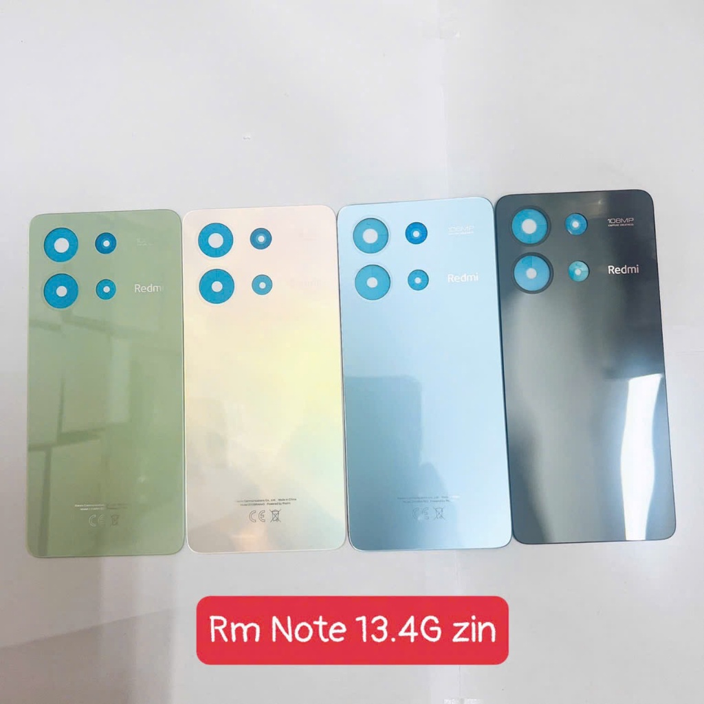 Lưng vỏ xiaomi redmi note 13 4g zin, lưng pin, nắp lưng vỏ redmi 23129RAA4G, 23124RA7EO