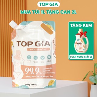 [MUA 1 NHẬN 2] Nước giặt quần lót TopGia loại bỏ vi khuẩn mùi hôi lưu hương, Nano Bạc kháng khuẩn