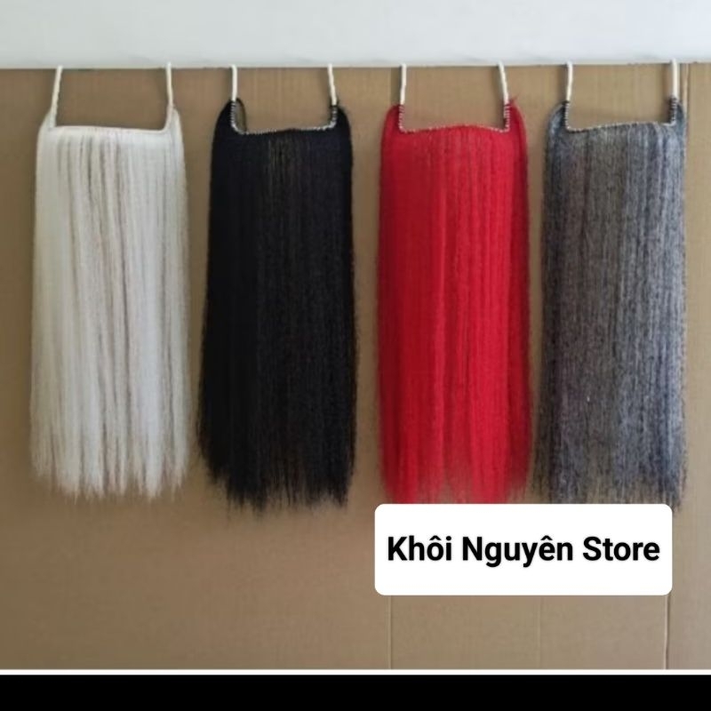 Bộ râu giả hoá trang Bao Công Bao Thanh Thiên, râu Thần Tài, Quan Công Quan Vân Trường phù hợp biểu 