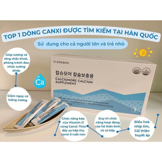 Váng Sữa Canxi Hữu Cơ Tăng Cao Hàn Quốc, Hỗ Trợ Xương Và Răng Chắc Khỏe, Cải Thiện Xương Khớp, 1 Hộp 90 Gói - Hương Chất