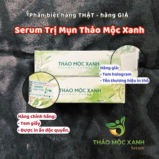 serum thảo mộc xanh