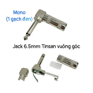 (VIDEO) Đầu jack 6.5mm/6 ly thẳng/vuông góc chữ L mono/stereo hàn dây tín hiệu TinSan
