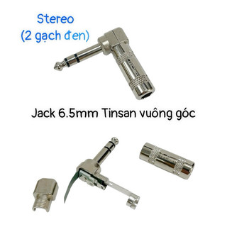 (VIDEO) Đầu jack 6.5mm/6 ly thẳng/vuông góc chữ L mono/stereo hàn dây tín hiệu TinSan