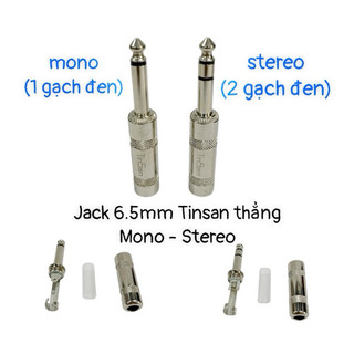 (VIDEO) Đầu jack 6.5mm/6 ly thẳng/vuông góc chữ L mono/stereo hàn dây tín hiệu TinSan