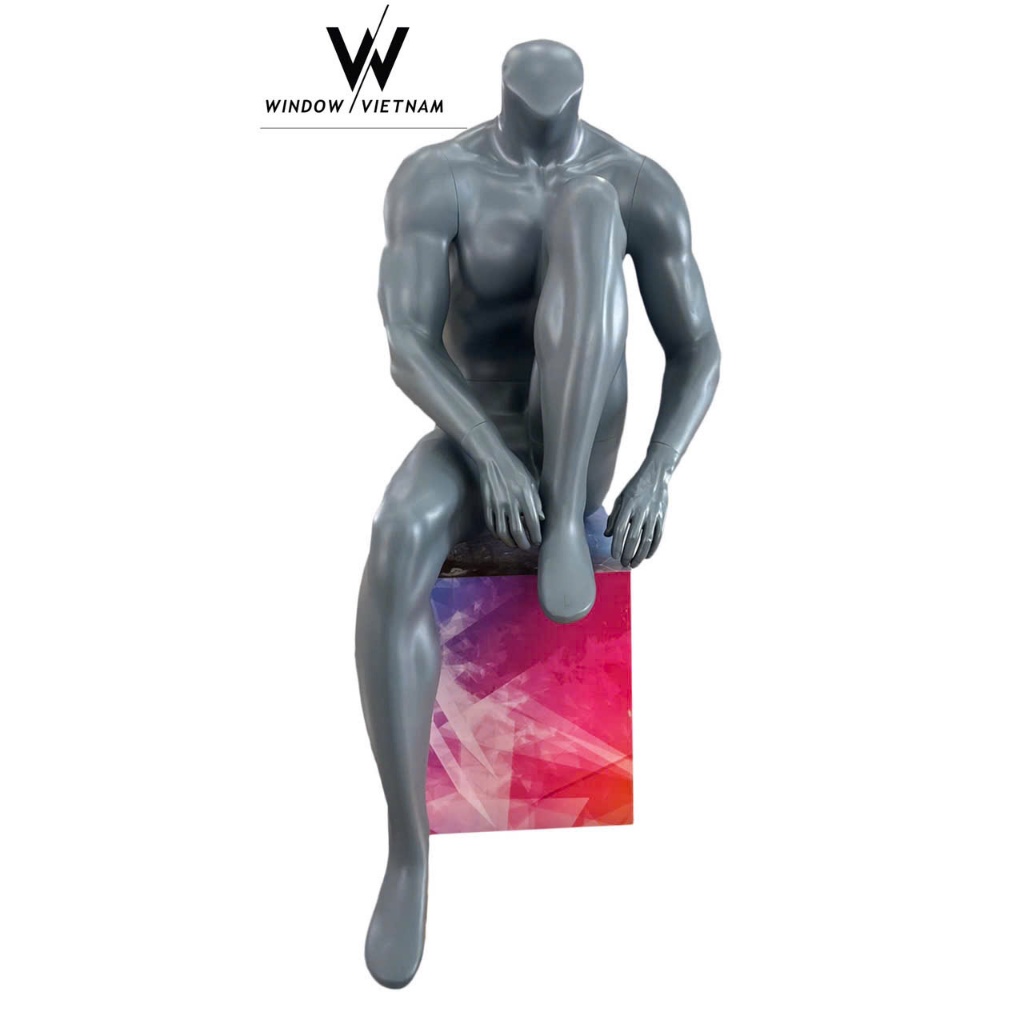 Manocanh Nam Thể Thao, Dáng Ngồi, Cao 189cm, Mã MS101