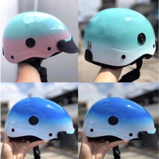 Nón Bảo Hiểm Thời Trang Cao Cấp - Nhiều Màu - Phủ NaNo - Mix 2 Màu Siêu Đẹp - Kiểu Dáng Nón Sơn